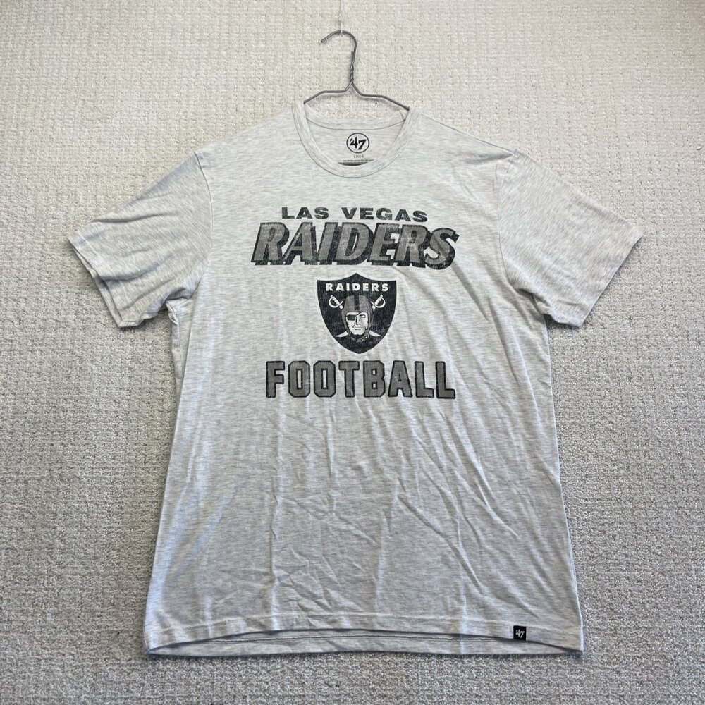 47 Las Vegas Raiders Gray Graphic T-Shirt